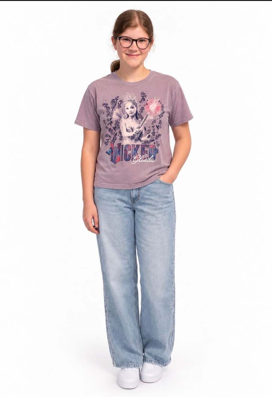 Wicked Glinda Graphic Tee Purple Size M